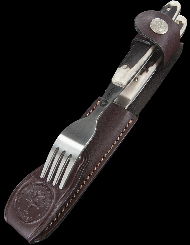 Boker Arbolito Salida Stag Fixed Blade 4 Boker Arbolito Salida Stag Fixed Blade - Image 2