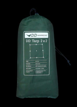 DD Hammocks Tarp 2x2 Olive Green -Outdoor Equipment 2x2tarpdet3 07809.1662044753.1280.1280 15088.1662044876