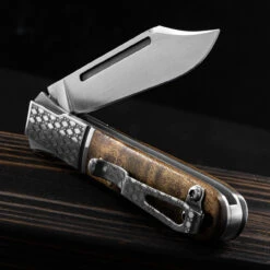 Andre De Villiers Gambler Burlwood NLA Folding Knife 15 Andre De Villiers Gambler Burlwood NLA Folding Knife -Outdoor Equipment ADV GAMB WOOD NLA.3 30727.1672843737.1280.1280 94996.1672844613