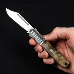 Andre De Villiers Gambler Burlwood NLA Folding Knife 13 Andre De Villiers Gambler Burlwood NLA Folding Knife -Outdoor Equipment ADV GAMB WOOD NLA 74337.1672843737.1280.1280 92967.1672844613