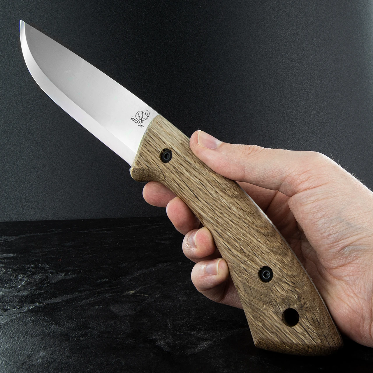 BeaverCraft Bushcraft Black Oak Fixed Blade 6 BeaverCraft Bushcraft Black Oak Fixed Blade - Image 4
