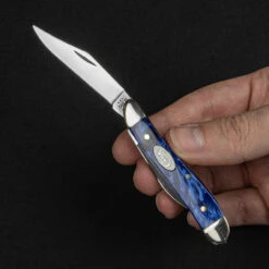 Case Peanut Blue Pearl Folding Knife -Outdoor Equipment CA23446 30775.1688044599