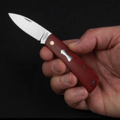 Chris Crawford Custom EDC-B Slipjoint Red -Outdoor Equipment CUS BS23 23 67518.1687954440.1280.1280 52986.1687963448
