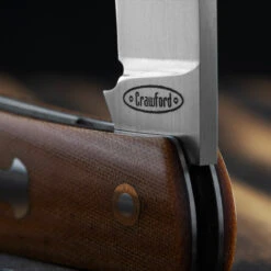 Chris Crawford Custom EDC-B Slipjoint Brown -Outdoor Equipment CUS BS23 24det2 70263.1687955342.1280.1280 48937.1687963502