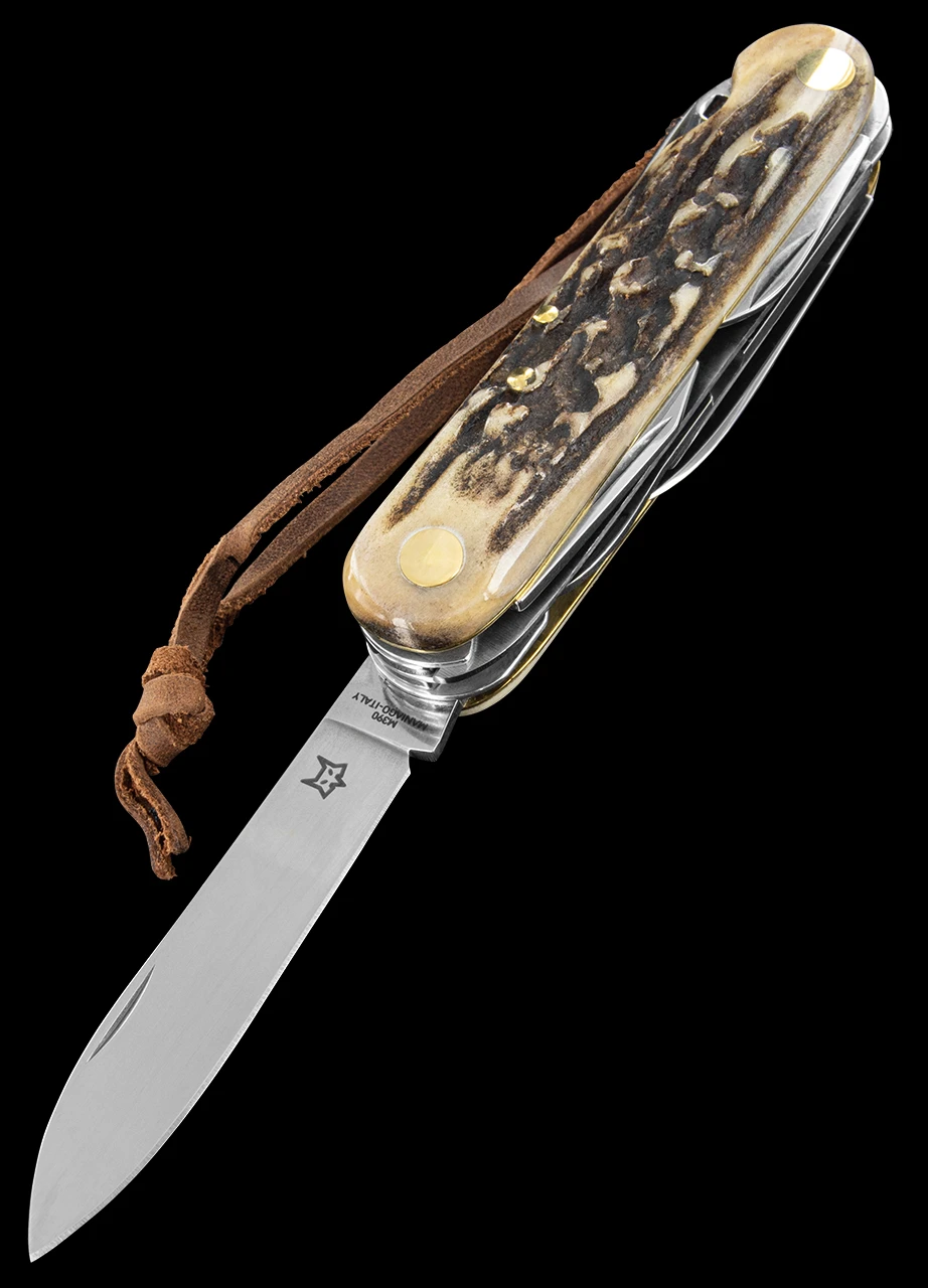 Fox Multipurpose Pocket Knife Stag 8 5 Fox Multipurpose Pocket Knife Stag 8 - Image 3