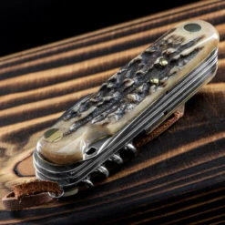 Fox Multipurpose Pocket Knife Stag 8 15 Fox Multipurpose Pocket Knife Stag 8 -Outdoor Equipment FOX 2268 SCE.1 95964.1678276555