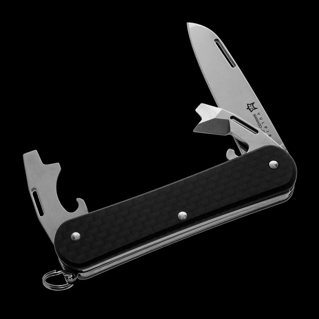 Fox Vulpis 3 Carbon Fibre Penknife 3 Fox Vulpis 3 Carbon Fibre Penknife