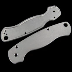 Titech Spyderco PM2 Stone Washed Titanium Scales 9 Titech Spyderco PM2 Stone Washed Titanium Scales -Outdoor Equipment HH SC SW P2 02613.1635785471