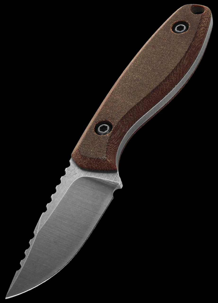 JWK Small Meridian Field Knife - Brown 5 JWK Small Meridian Field Knife - Brown - Image 3