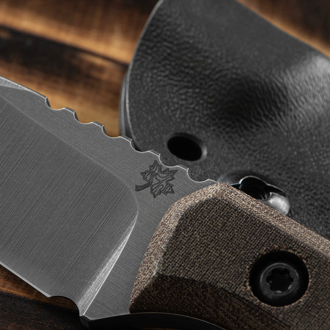 JWK Small Meridian Field Knife - Brown 8 JWK Small Meridian Field Knife - Brown - Image 6