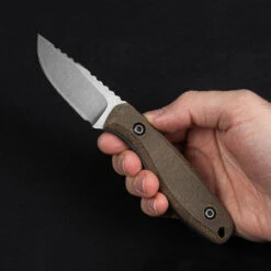 JWK Small Meridian Field Knife - Brown 9 JWK Small Meridian Field Knife - Brown -Outdoor Equipment JWK SMFFK BRN NV.5 70362.1690199017.1280.1280 00883.1690276607