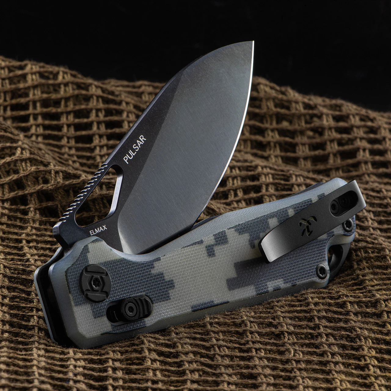 Kunwu Pulsar G10 Camo Folding Knife 7 Kunwu Pulsar G10 Camo Folding Knife - Image 5