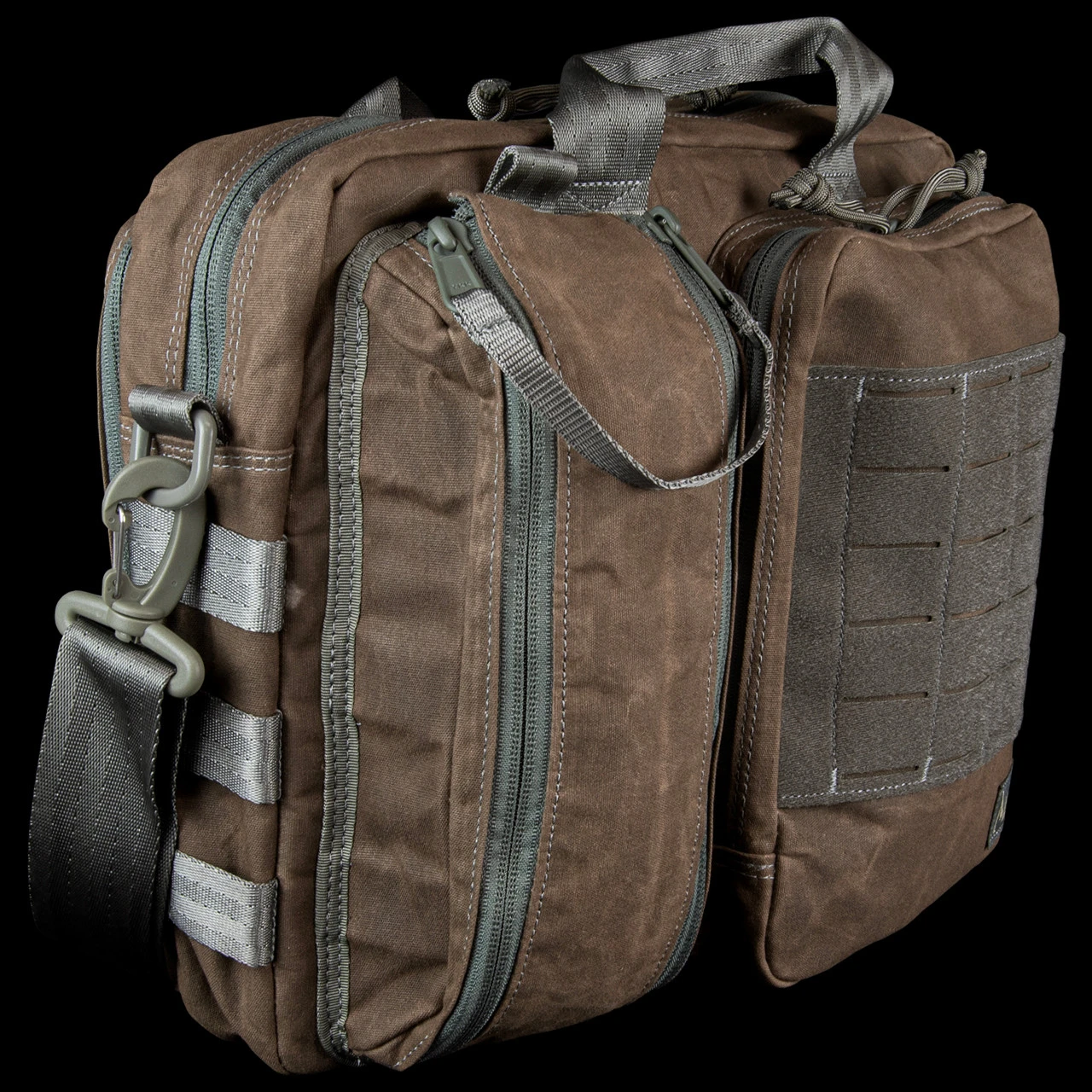 Magforce Recruit Briefcase Waxed Canvas 14 Magforce Recruit Briefcase Waxed Canvas - Image 12