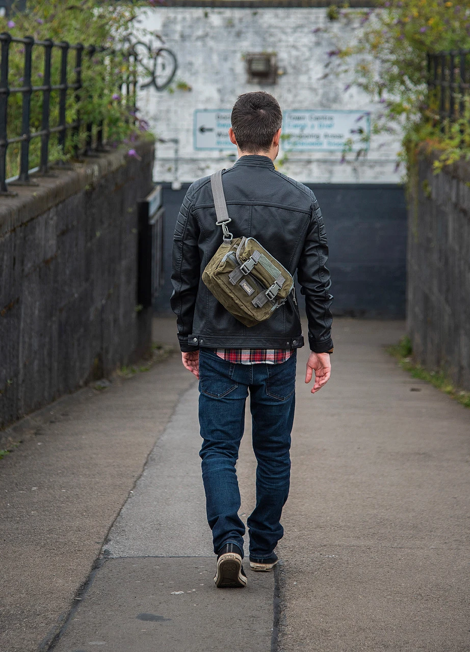 Magforce Survivor Shoulder Bag Waxed Canvas 4 Magforce Survivor Shoulder Bag Waxed Canvas - Image 2