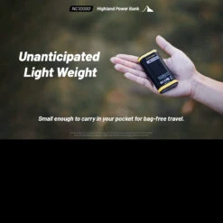 Nitecore NC10000 Highland Power Bank -Outdoor Equipment NITCORE NC10000det2 45724.1665483494