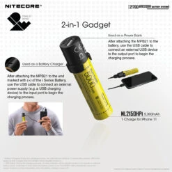 Nitecore 21700 Power Bank -Outdoor Equipment NITECORE 21700 IBS.3 58043.1666779966.1280.1280 07151.1666871782