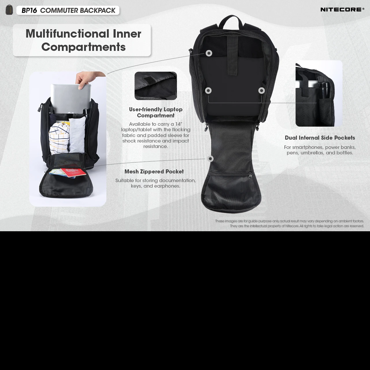 Nitecore BP16 Backpack 6 Nitecore BP16 Backpack - Image 4