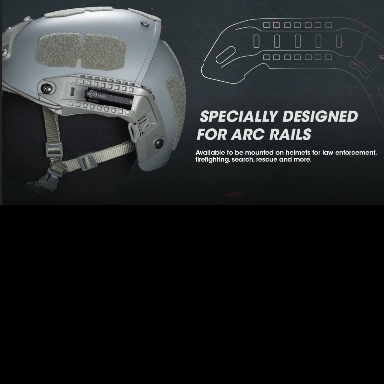 Nitecore HM01 Helmet Light 6 Nitecore HM01 Helmet Light - Image 4