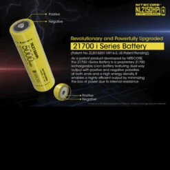 Nitecore 21700 Li-ion 15A Battery 5000mAh NL2150HPi 12 Nitecore 21700 Li-ion 15A Battery 5000mAh NL2150HPi -Outdoor Equipment NITECORE NL2150HPidet1 22081.1608122282