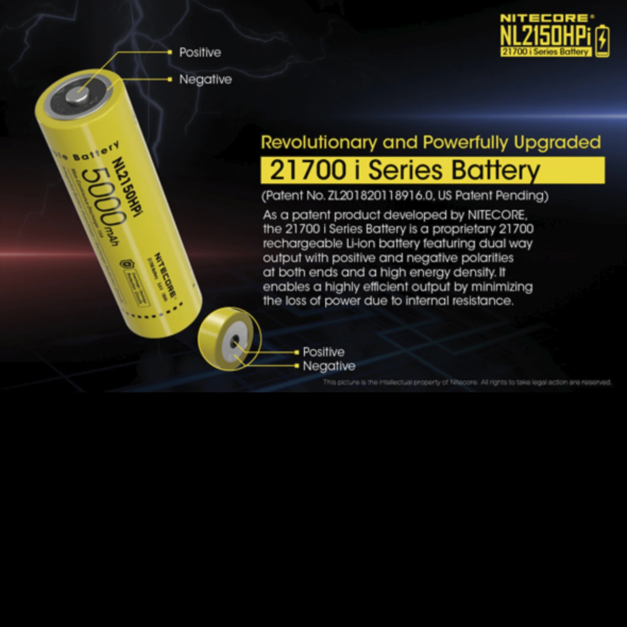 Nitecore 21700 Li-ion 15A Battery 5000mAh NL2150HPi 5 Nitecore 21700 Li-ion 15A Battery 5000mAh NL2150HPi - Image 3