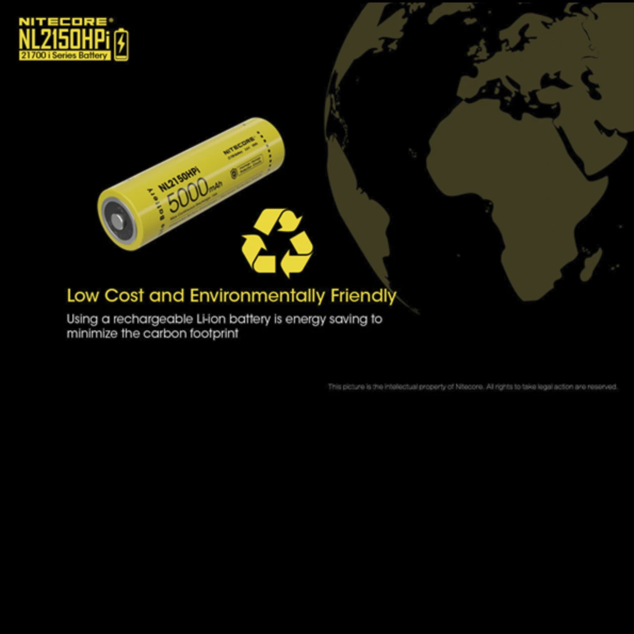 Nitecore 21700 Li-ion 15A Battery 5000mAh NL2150HPi 7 Nitecore 21700 Li-ion 15A Battery 5000mAh NL2150HPi - Image 5