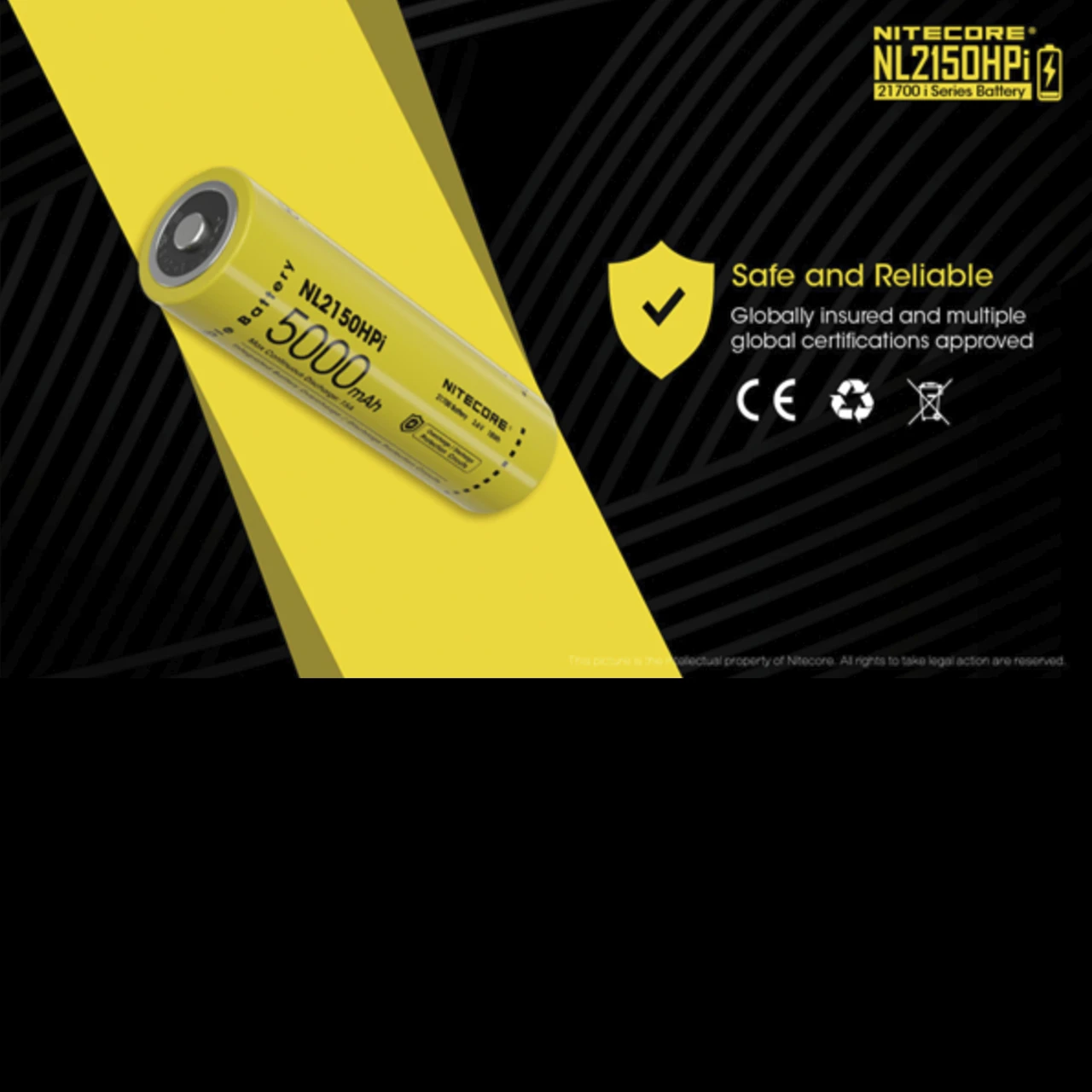 Nitecore 21700 Li-ion 15A Battery 5000mAh NL2150HPi 8 Nitecore 21700 Li-ion 15A Battery 5000mAh NL2150HPi - Image 6