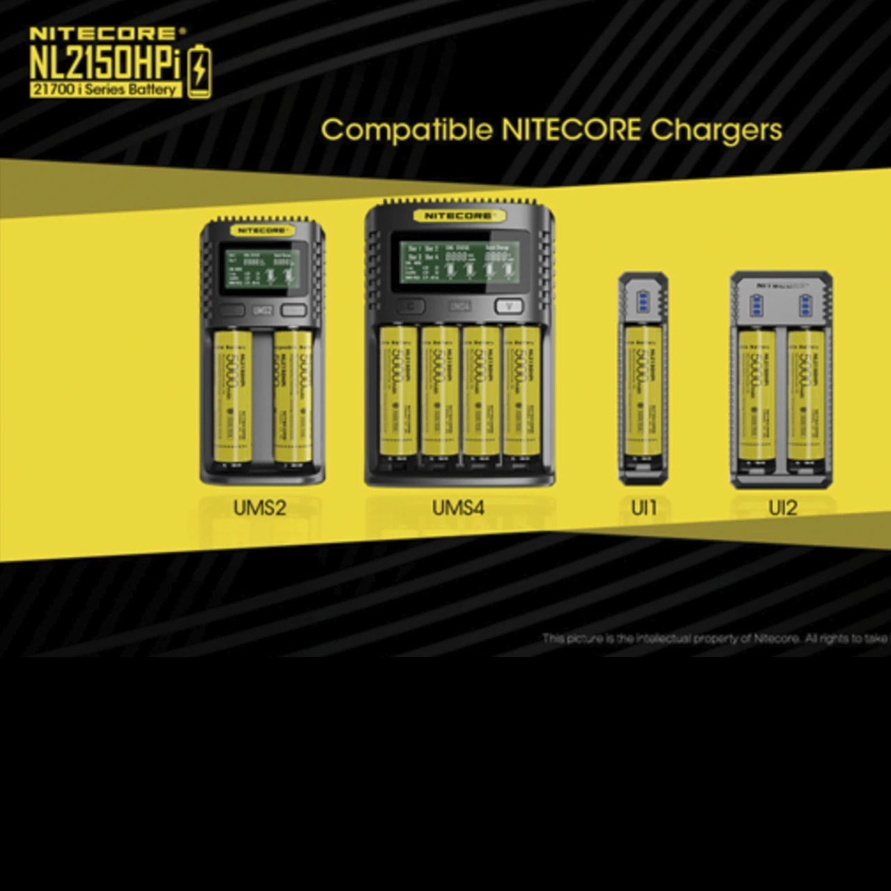 Nitecore 21700 Li-ion 15A Battery 5000mAh NL2150HPi 3 Nitecore 21700 Li-ion 15A Battery 5000mAh NL2150HPi