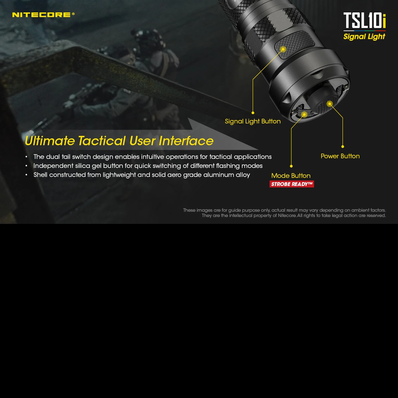 Nitecore TSL10i Tail Cap With Signal Light 3 Nitecore TSL10i Tail Cap With Signal Light