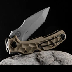 Pohl Force Bravo Two Classic FDE Folding Knife -Outdoor Equipment POHL 1079.4 84710.1690215750