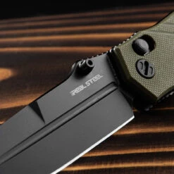 Real Steel Muninn G10 Black Blade Folding Knife -Outdoor Equipment RES 7752GB.5 07515.1684766751.1280.1280 11630.1685536960