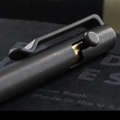 BigIDesign Bolt Action Pencil Stonewashed Titanium -Outdoor Equipment TITpen2 02463.1695999845