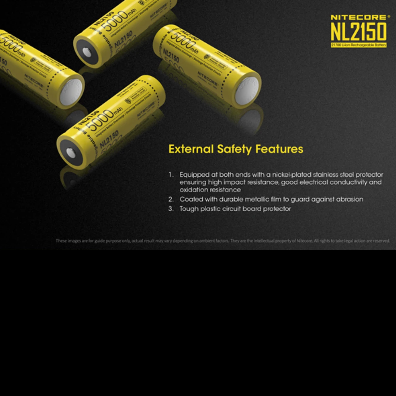 Nitecore NL2150 Rechargeable Battery 9 Nitecore NL2150 Rechargeable Battery - Image 7