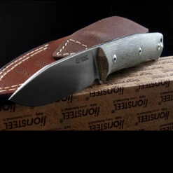 Lion Steel Bushcraft B35 Micarta Green -Outdoor Equipment ccm ls b35cvg 83724.1587729658