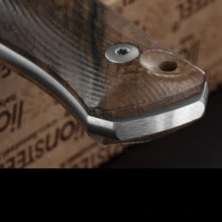 Lion Steel Bushcraft B35 Wood -Outdoor Equipment ccm ls b35wndet1 92024.1661355694