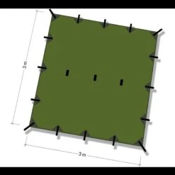 DD Hammocks 3 X 3 Tarp 12 DD Hammocks 3 X 3 Tarp -Outdoor Equipment dd 019det4 74434.1587403865