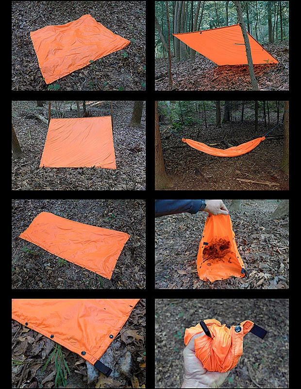 ESEE Orange Survival Signal Tarp 3 ESEE Orange Survival Signal Tarp