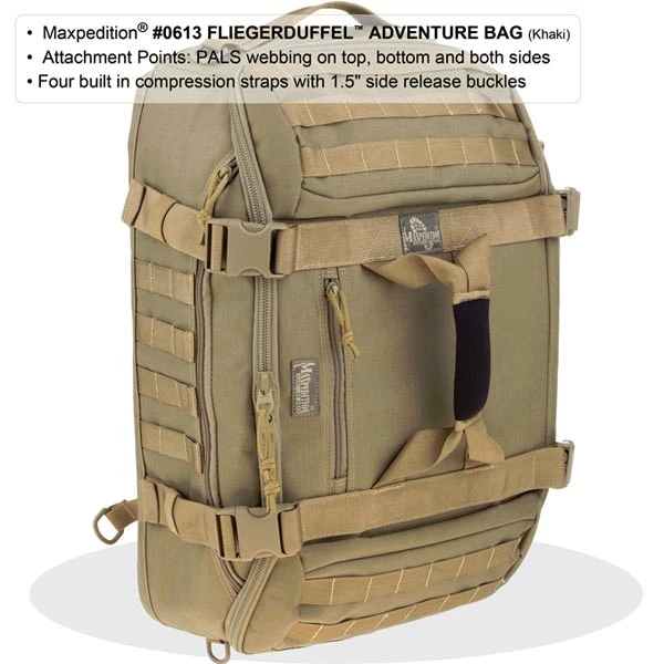 Maxpedition Fliegerduffel Adventure Bag 6 Maxpedition Fliegerduffel Adventure Bag - Image 4