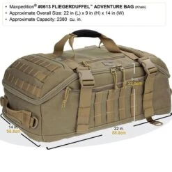 Maxpedition Fliegerduffel Adventure Bag 24 Maxpedition Fliegerduffel Adventure Bag -Outdoor Equipment maxp 613det 11685.1587387206
