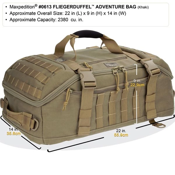 Maxpedition Fliegerduffel Adventure Bag 13 Maxpedition Fliegerduffel Adventure Bag - Image 11