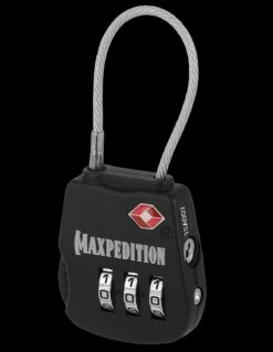 Maxpedition Tactical Luggage Lock -Outdoor Equipment maxp tsalock4det3 06509.1587728139