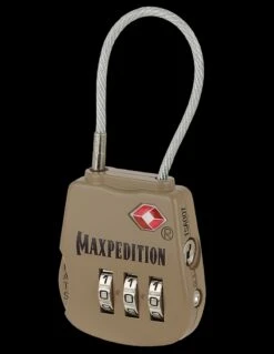 Maxpedition Tactical Luggage Lock -Outdoor Equipment maxp tsalock4det 91982.1587381779
