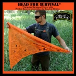 Survival Metrics Head For Survival Bandanna -Outdoor Equipment methsdet 25033.1588255538