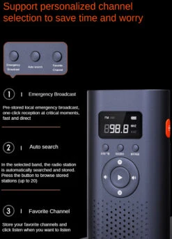 Nextool Hand Crank Radio 29 Nextool Hand Crank Radio -Outdoor Equipment nextoolradiodet 51883.1672316038