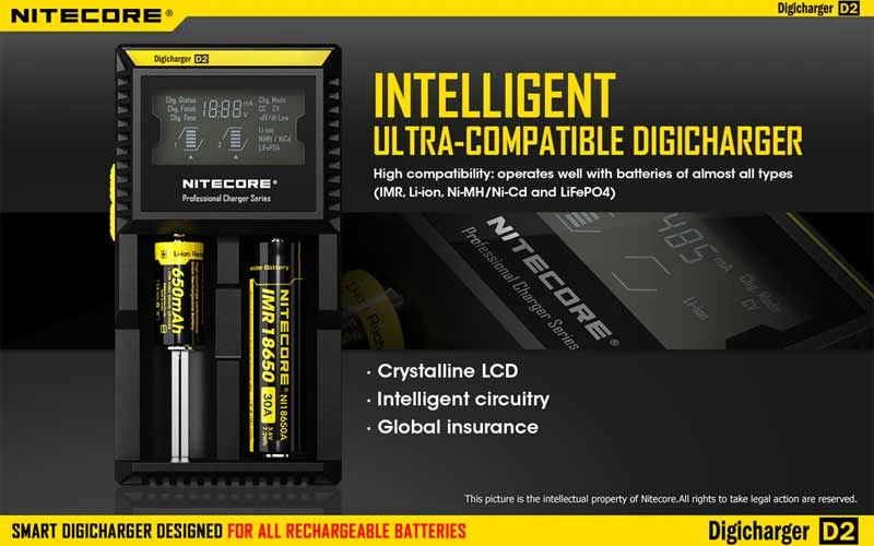 Nitecore Digicharger D2 6 Nitecore Digicharger D2 - Image 4