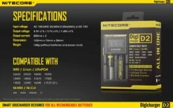 Nitecore Digicharger D2 16 Nitecore Digicharger D2 -Outdoor Equipment nitecore d2det 2 93905.1601641378