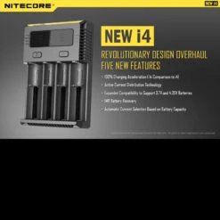 Nitecore Intellicharger "New I4" -Outdoor Equipment nitecore i4det 77157.1598283763