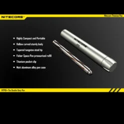 Nitecore NTP Titanium Pen 27 Nitecore NTP Titanium Pen -Outdoor Equipment nitecore ntp10det13 82235.1598448884