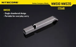 Nitecore Single Chamber Whistle 10 Nitecore Single Chamber Whistle -Outdoor Equipment nitecore nws10det4 87528.1587389200