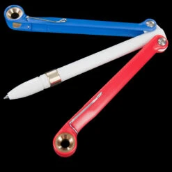 Spyderco Baliyo Red White Blue Pen