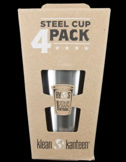 Klean Kanteen Steel Cup 295ml - 4 Pack 11 Klean Kanteen Steel Cup 295ml - 4 Pack -Outdoor Equipment wit kssc10 4pk 15783.1587728695